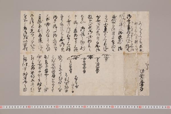 冨嶋猪兵衛　吉永甚兵衛　矢野六左衛門　連署状
